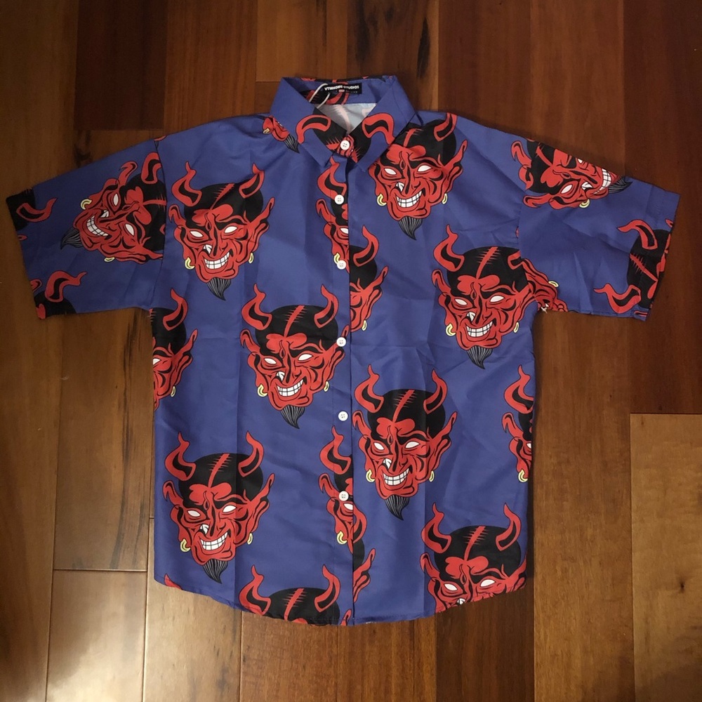 egirl devil button up
